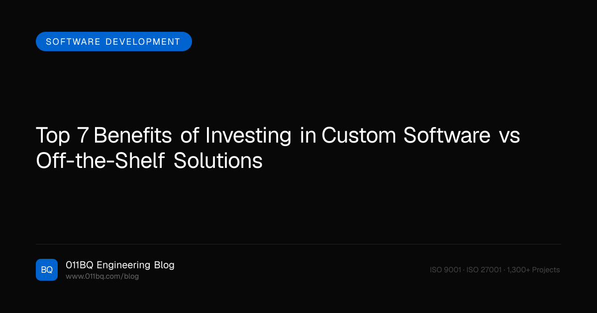 Die 7 wichtigsten Vorteile der Investition in maßgeschneiderte Software im Vergleich zu Standardlösungen