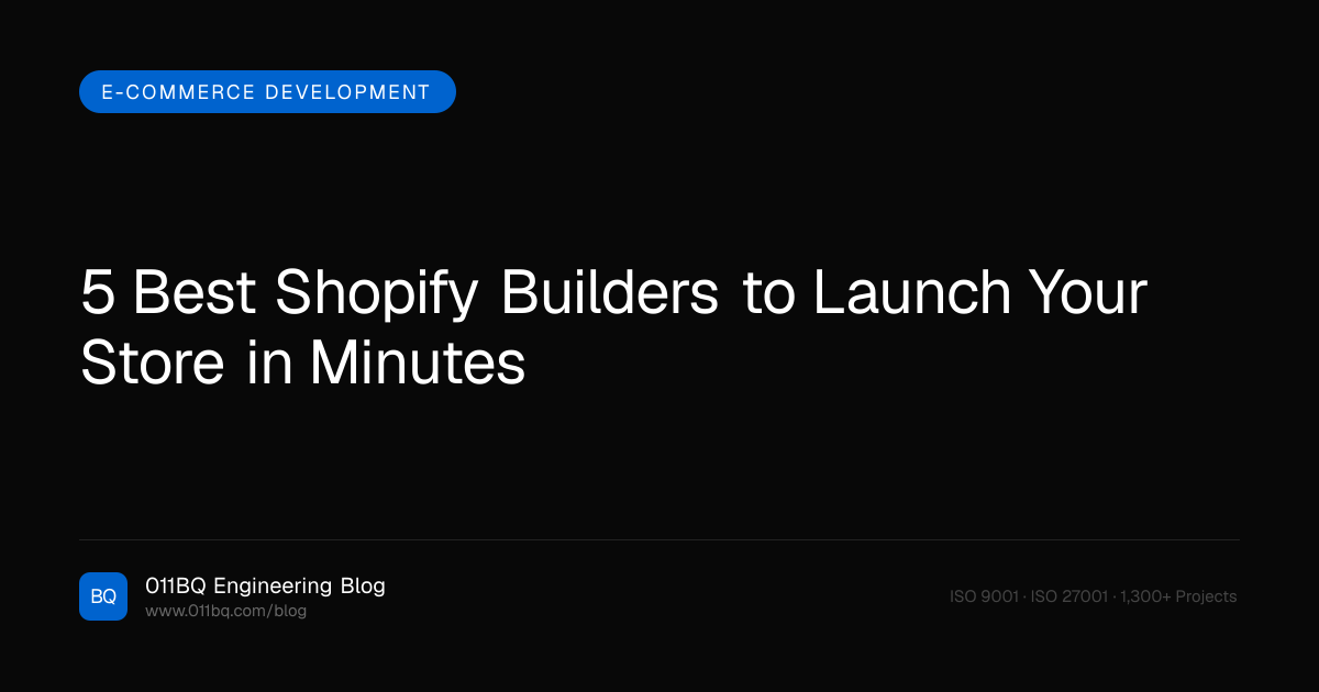 5 Beste Shopify-Builder, um Ihren Shop in Minuten zu starten
