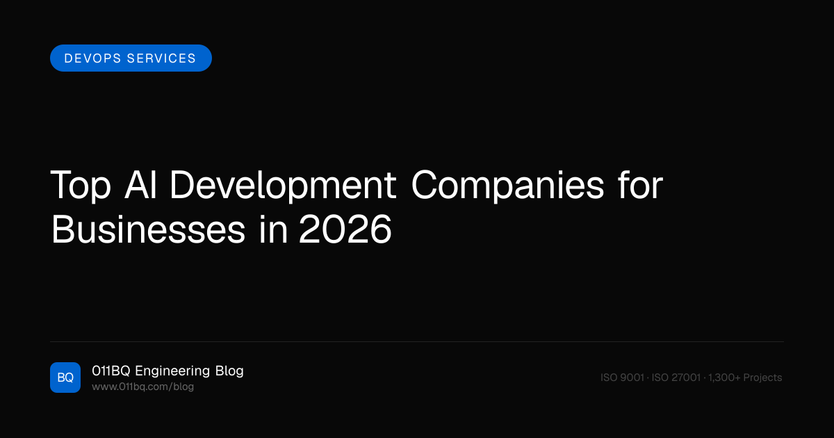 Top AI Development Companies for Businesses in 2026