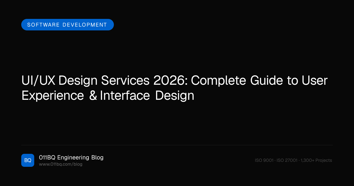 UI/UX Design Services 2026: Complete Guide to User Experience & Interface Design
