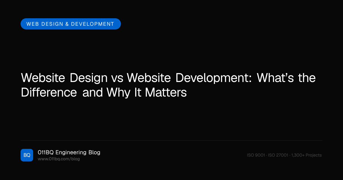 Webdesign vs Webentwicklung: Was ist der Unterschied und warum ist es wichtig