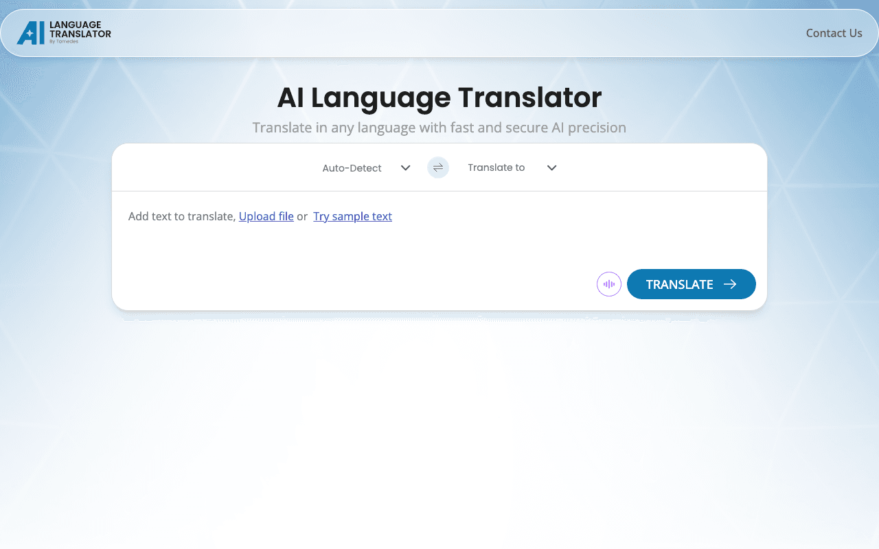 AI Language Translator
