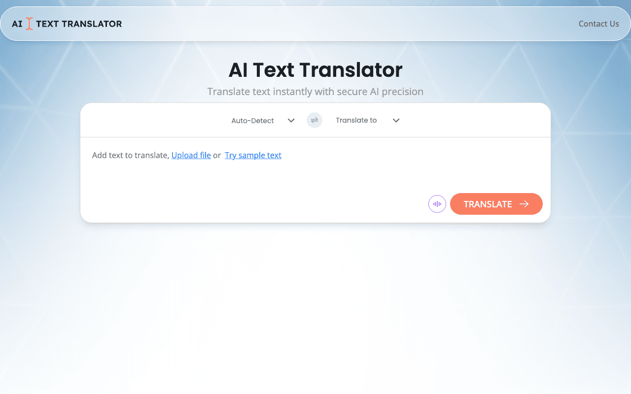 AI Text Translator